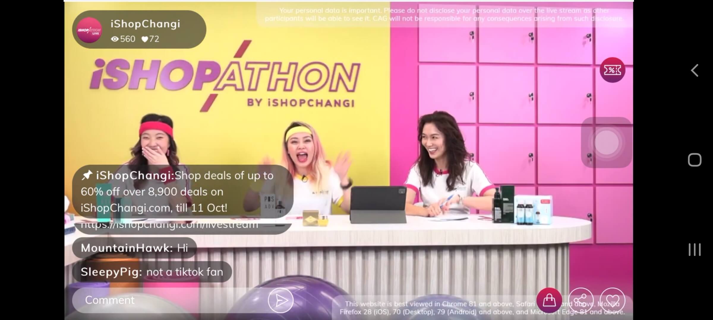 live stream shopping solution