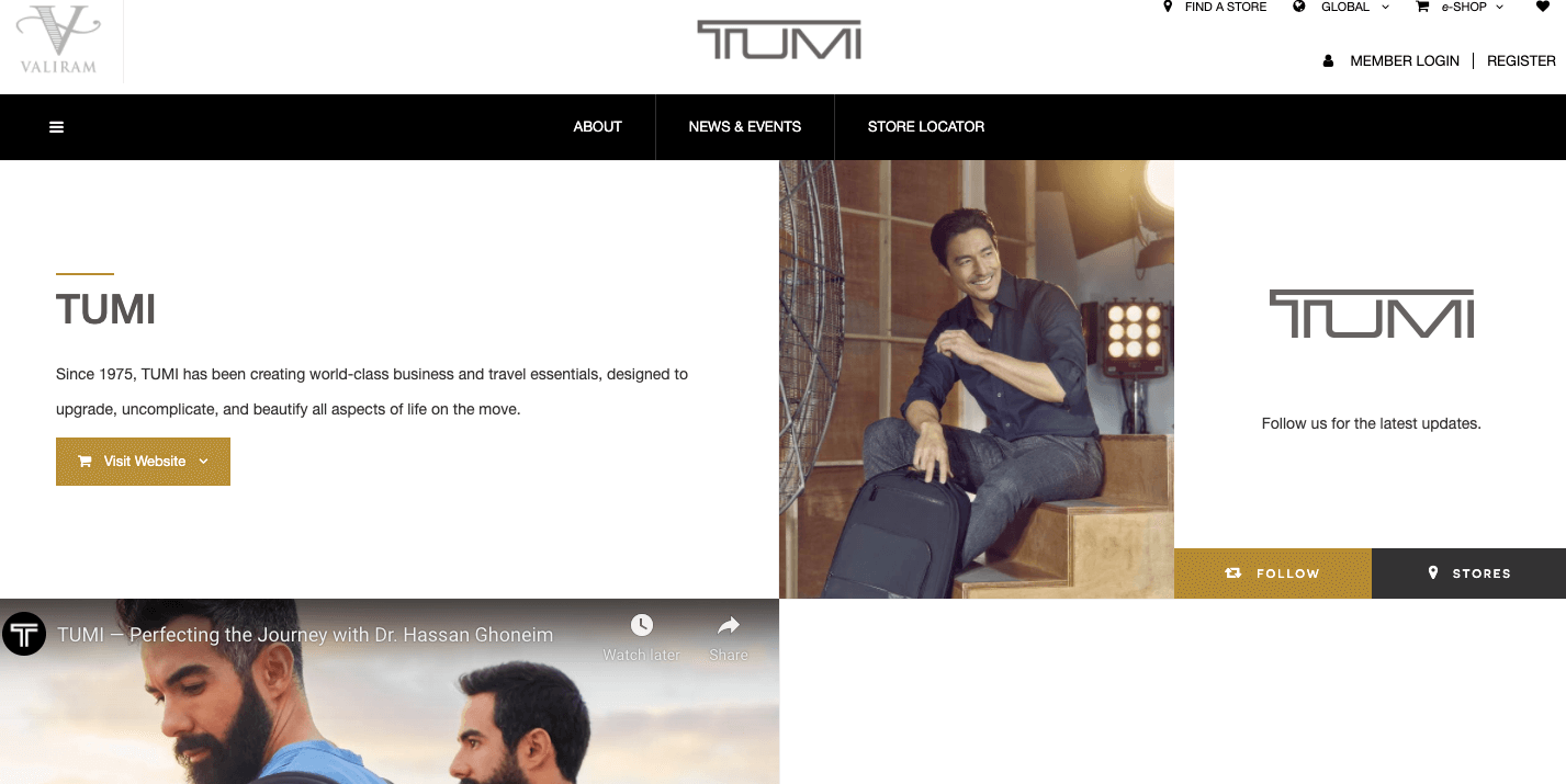 BeLive | Live Stream Solutions for Business - Tumi business