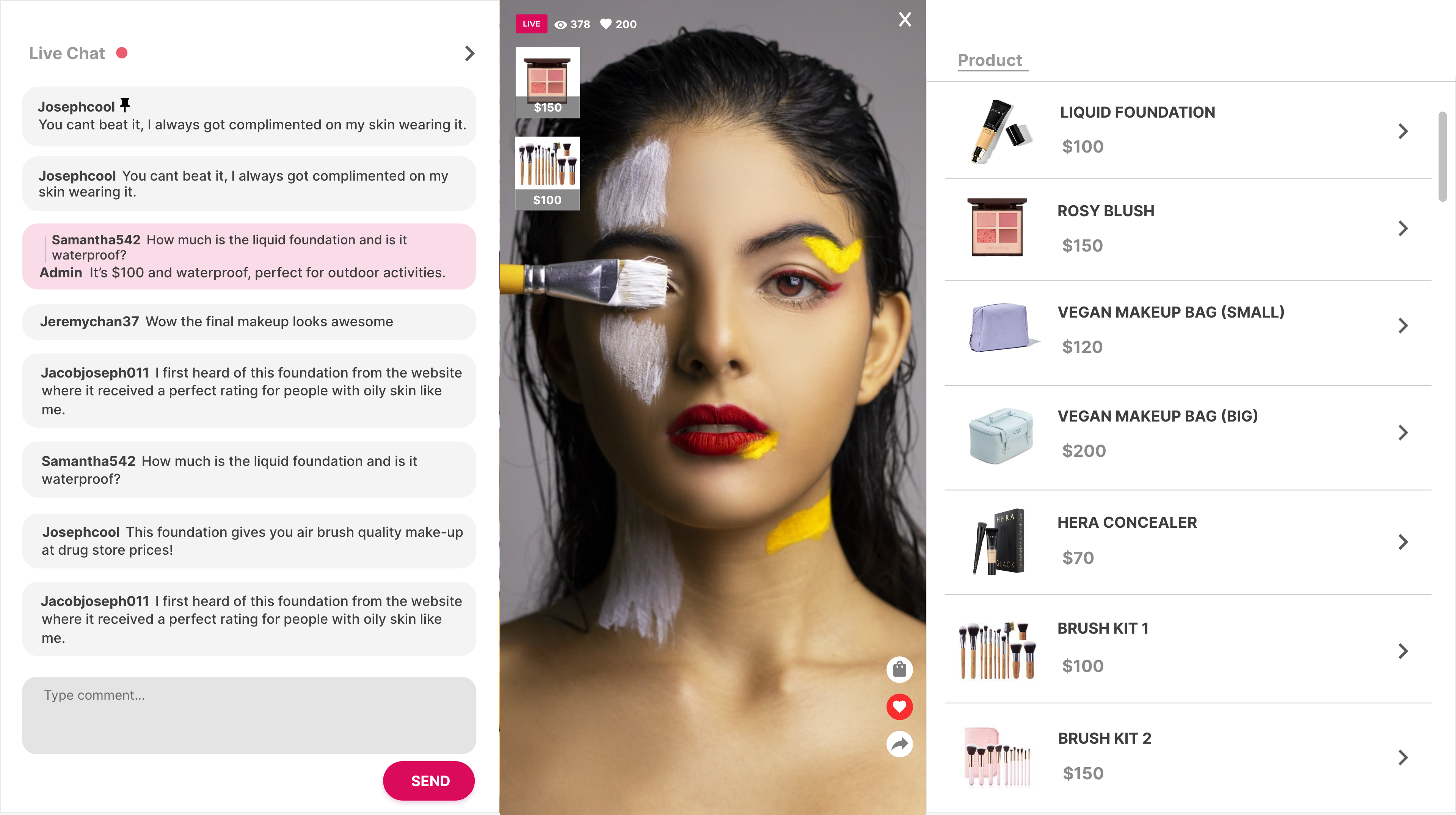 LORA Live Commerce and Shoppable Short Videos